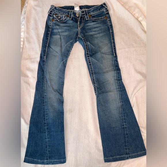 Gently use true religion women’s or girls pants size 25 - Picture 2 of 12